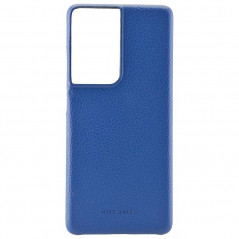Coque cuir Mike Galeli LENNY Series Samsung Galaxy S21 Ultra 5G Bleu