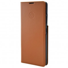 Etui cuir Mike Galeli MARC Series Samsung Galaxy S21 5G Orange (Cognac)