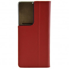 Etui cuir Mike Galeli MARC Series Samsung Galaxy S21 Ultra 5G Rouge