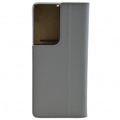 Etui cuir Mike Galeli MARC Series Samsung Galaxy S21 Ultra 5G Gris