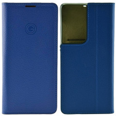 Etui cuir Mike Galeli MARC Series Samsung Galaxy S21 Ultra 5G Bleu