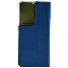 Etui cuir Mike Galeli MARC Series Samsung Galaxy S21 Ultra 5G Bleu