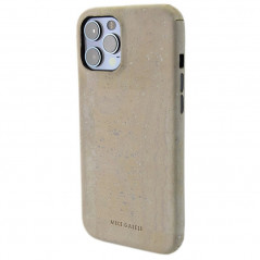 Coque rigide Mike Galeli LEVI CORK BIO Series Apple iPhone 12/12 PRO Taupe (Beige)