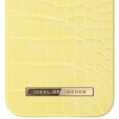 Coque rigide iDeal of Sweden Lemon Croco Apple iPhone 12 MINI