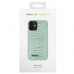 iDeal of Sweden - iPhone 12 Mini Coque Mint Croco