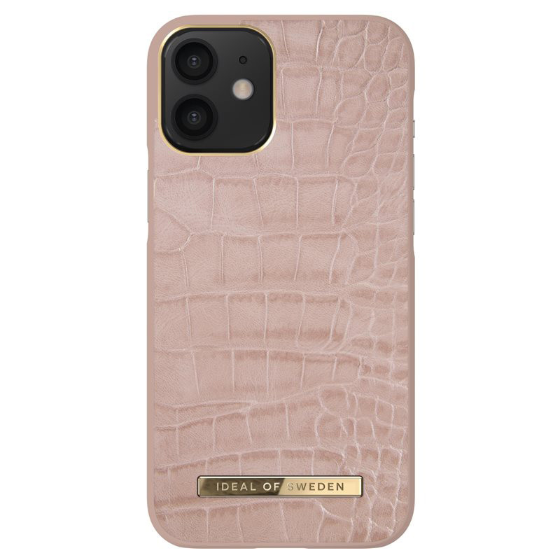 iDeal of Sweden - iPhone 12 Mini Coque Rose Croco