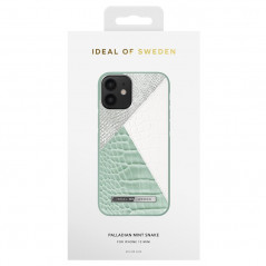 iDeal of Sweden - iPhone 12 Mini Coque Palladian Mint Snake