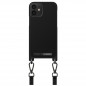 iDeal of Sweden - iPhone 12 Mini Coque Onyx Black bandoulière