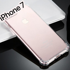 Coque Crystal clear Angles renfoncés Apple iPhone 7 Clear