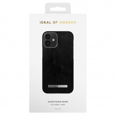 iDeal of Sweden - iPhone 12 Mini Coque Glossy Black Silver