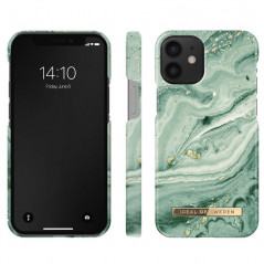 iDeal of Sweden - iPhone 12 Mini Coque Mint Swirl Marble