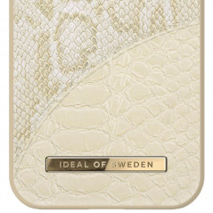 iDeal of Sweden - iPhone 12 / iPhone 12 PRO Coque Cream Gold Snake