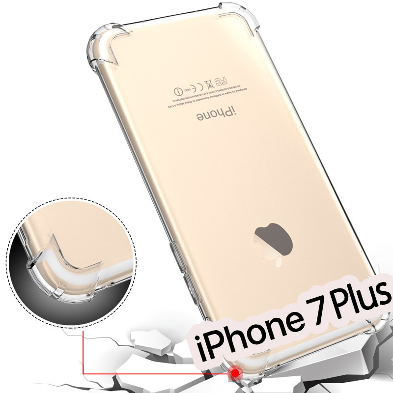 Coque Crystal clear Angles renfoncés Apple iPhone 7 Plus