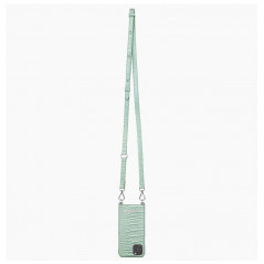 iDeal of Sweden - iPhone 12 / iPhone 12 PRO Coque Mint Croco bandoulière