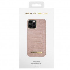 iDeal of Sweden - iPhone 12 / iPhone 12 PRO Coque Rose Croco