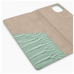 Etui Coque 2-en-1 iDeal of Sweden Cora Phone Wallet Apple iPhone 12/12 PRO Vert (Mint Croco)