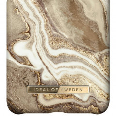 Coque rigide iDeal of Sweden Golden Marble Series Samsung Galaxy S21 5G Or (Sand)