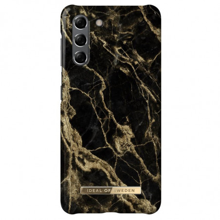 iDeal of Sweden - Galaxy S21 5G Coque rigide Golden Smoke Marble