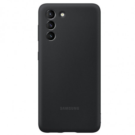 Coque Samsung EF-PG991 Silicone doux Samsung Galaxy S21 5G Noir
