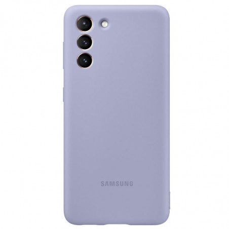 Coque Samsung EF-PG991 Silicone doux Samsung Galaxy S21 5G Violet