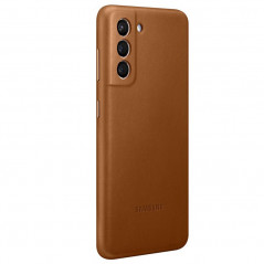 Coque cuir Samsung EF-VG991 Leather Samsung Galaxy S21 5G Marron (Brown)