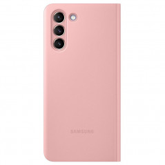 Etui folio Samsung Smart Clear view EF-ZG991 Samsung Galaxy S21 5G Rose