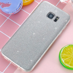 Coque PAILLETEE ETINCELANTE Samsung Galaxy S7 Argent