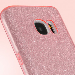 Coque PAILLETEE ETINCELANTE Samsung Galaxy S7 Rose