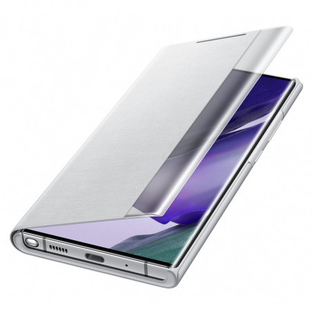 Etui folio Samsung Smart Clear view EF-ZN985 Samsung Galaxy Note 20 Ultra (5G) Blanc