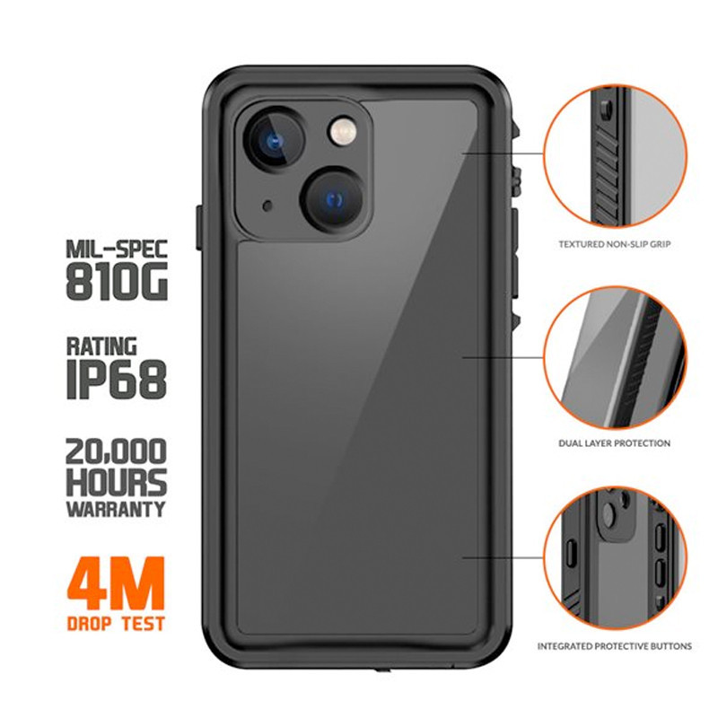 Eiger - iPhone 13 Mini Coque rigide AVALANCHE Noir