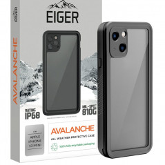 Eiger - iPhone 13 Mini Coque rigide AVALANCHE Noir
