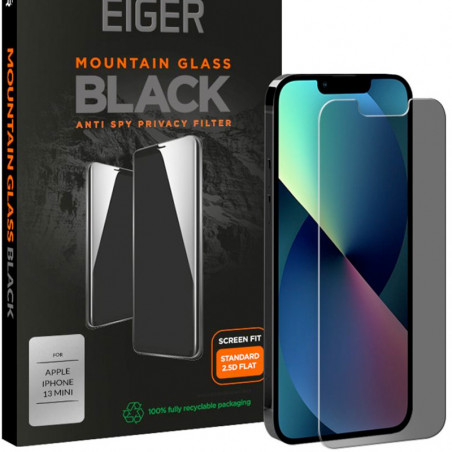 Eiger - iPhone 13 Mini Protection écran MOUNTAIN GLASS PRIVACY