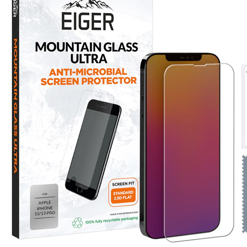 Eiger - iPhone 14/13 / iPhone 13 PRO Protection écran MOUNTAIN GLASS ULTRA