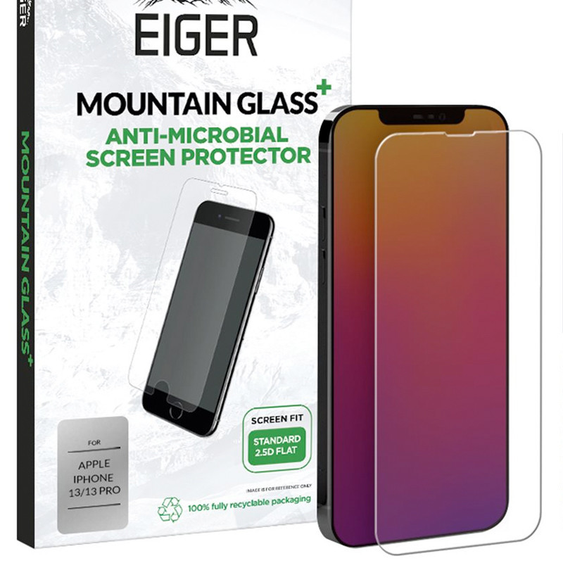 Eiger - iPhone 14/13 / iPhone 13 PRO Protection écran MOUNTAIN GLASS PLUS