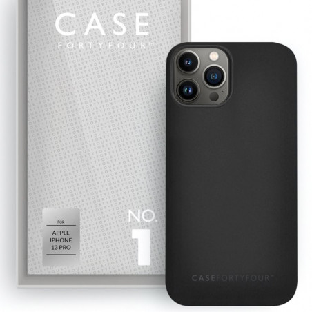 Case FortyFour - iPhone 13 PRO Coque souple No.1 Noir