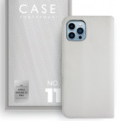 Case FortyFour - iPhone 13 PRO Etui folio No.11 Blanc