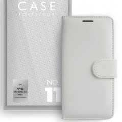 Case FortyFour - iPhone 13 PRO Etui folio No.11 Blanc
