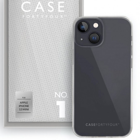 Case FortyFour - iPhone 13 Mini Coque souple No.1 Clair (Transparente)