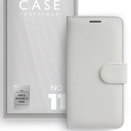 Case FortyFour - iPhone 13 Mini Etui folio No.11 Blanc