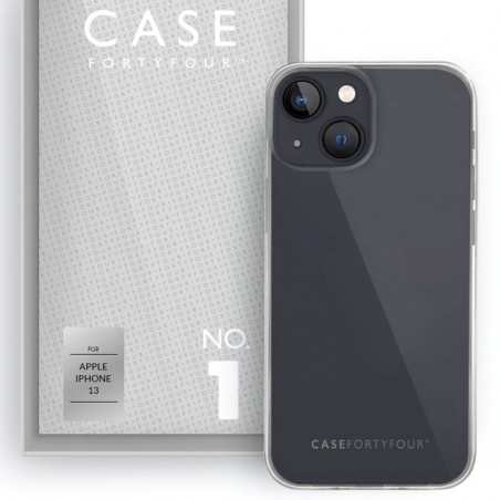 Case FortyFour - iPhone 13 Coque souple No.1 Clair (Transparente)