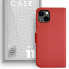 Case FortyFour - iPhone 13 Etui folio No.11 Rouge