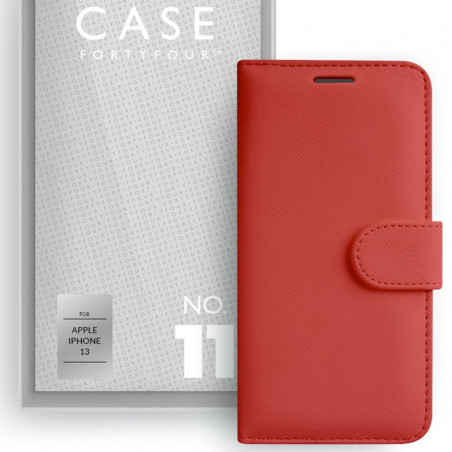 Case FortyFour - iPhone 13 Etui folio No.11 Rouge