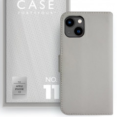 Case FortyFour - iPhone 13 Etui folio No.11 Gris