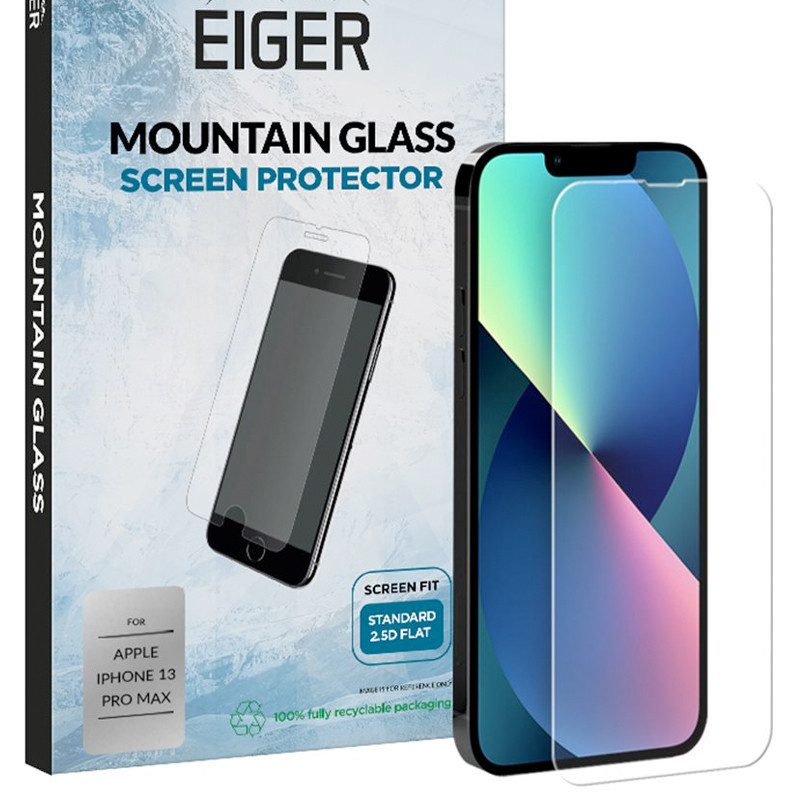 Eiger - iPhone 13 PRO MAX/iPhone 14 Plus Protection écran MOUNTAIN GLASS Clair