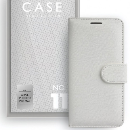 Case FortyFour - iPhone 13 PRO MAX Etui folio No.11 Blanc