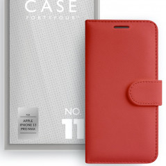 Case FortyFour - iPhone 13 PRO MAX Etui folio No.11 Rouge