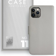 Case FortyFour - iPhone 13 PRO MAX Etui folio No.11 Gris (Stone)