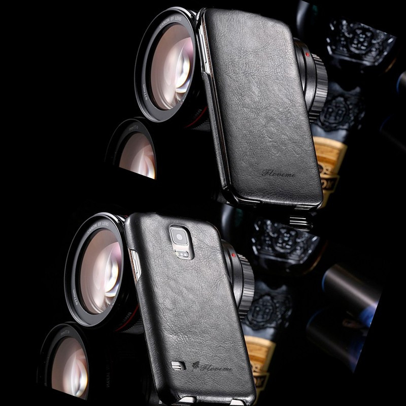 Etui flip Vintage Samsung Galaxy S5