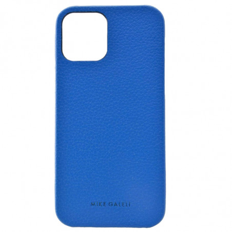 Mike Galeli -  iPhone 13 Coque cuir LENNY Bleu