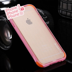 Coque MESH Soft Touch perforé Apple iPhone 5/5S/SE Rose